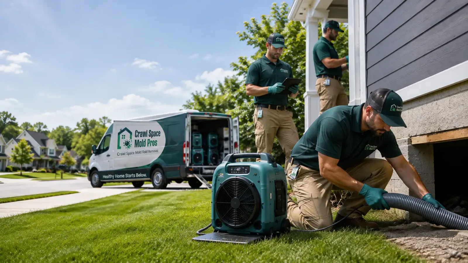 Crawl Space Mold Removal in Crystal Beach, FL
